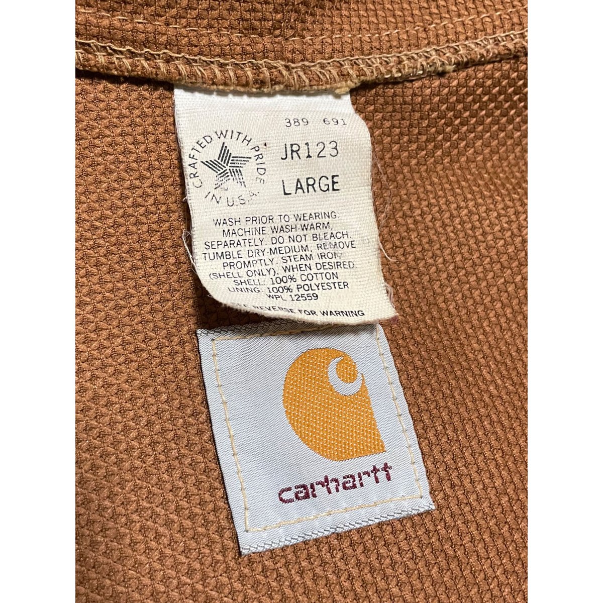 USED Carhartt カーハート アクティブJKT ダックハンターカモ 80〜90's