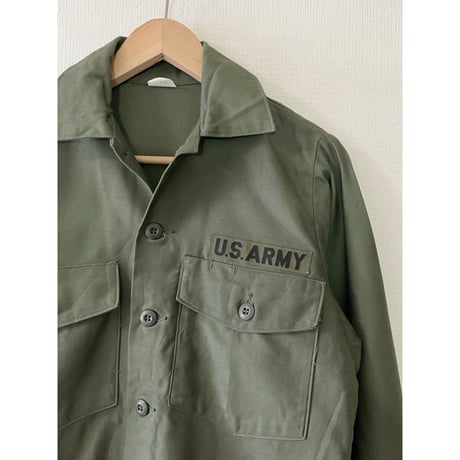 VINTAGE 70's US ARMY OG107 ユーティリティシャツ 4th 14 1/2×31