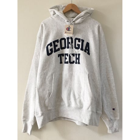 Champion チャンピオン Reverse Weave Hood ヘザーグレー　GEORGIA TECH リバースウィーブ　パーカー