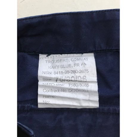 USED ROYAL NAVY カーゴパンツ　斜めポケット　75/80/96 イギリス軍
