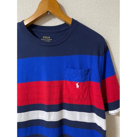 USED POLO ラルフローレン ボーダーポケT ボーイズ XL(170)