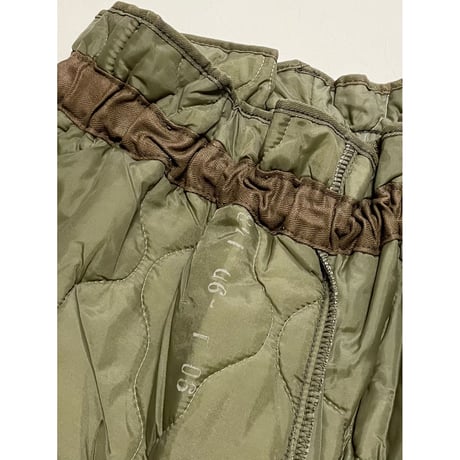 DEAD STOCK チェコ軍 M85キルティングライナーパンツ　ステンシル入り　デッドストック 7