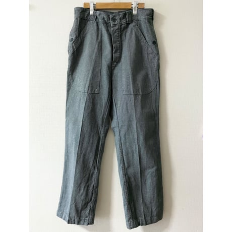 USED 80's スイス軍　デニムワークパンツ　後期型 45/80