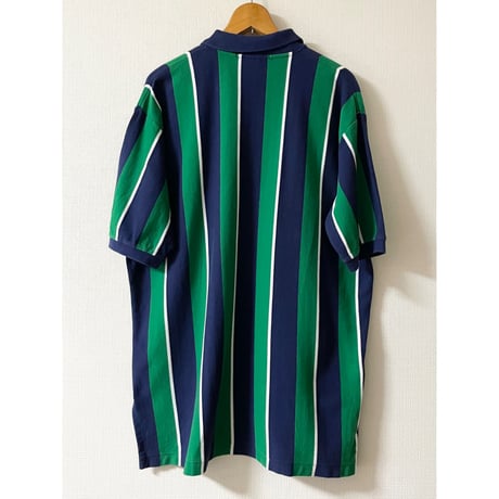 90's POLO GOLF US OPEN ストライプポロシャツ L