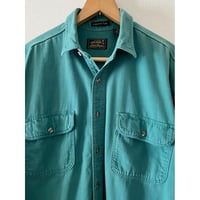 USED 90's アメリカ製　EDDIE BAUER ツイルシャツ L