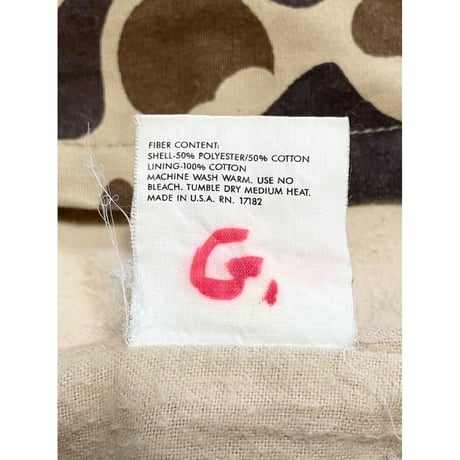 USED 80's Cabela'sダックハンターカモ　ハンティングJKT