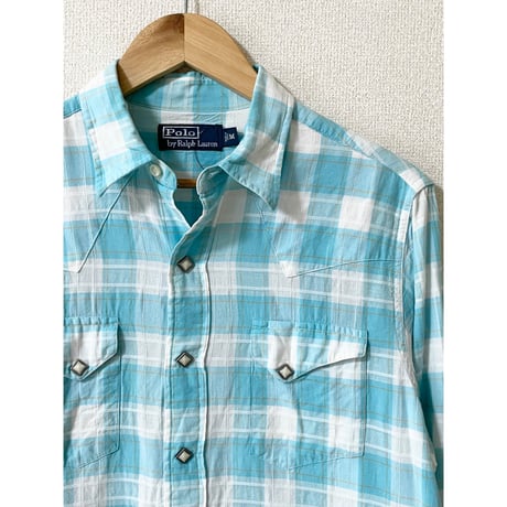 USED POLO ラルフローレン ウエスタンシャツ M