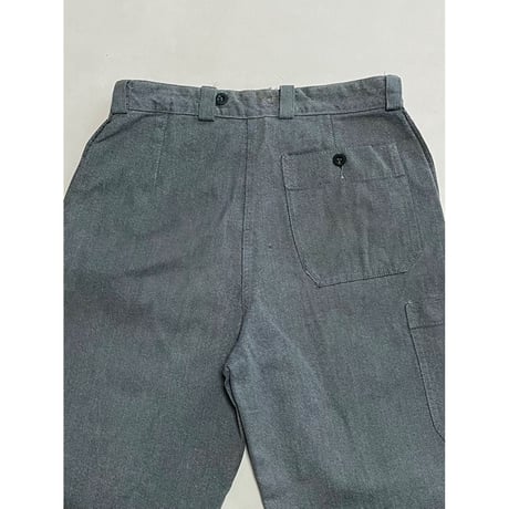USED スイス軍　デニムワークパンツ 32/28相当 63