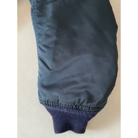 USED アメリカ製 ALPHA INDUSTRIES MA-1 ネイビー LARGE