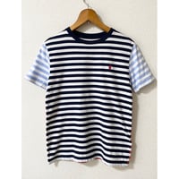 USED POLOラルフローレン マルチカラーボーダーTシャツ ボーイズ M