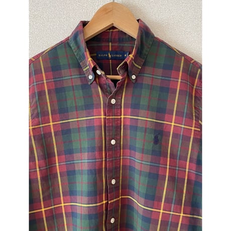 USED Ralph Lauren オックスフォードボタンダウンシャツ M