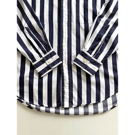 USED 90's CHAPS ラルフローレン ストライプボタンダウンシャツ M