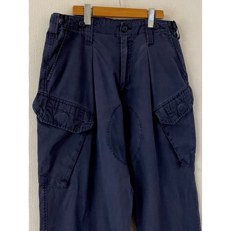 USED イギリス軍　ロイヤルネイビー　カーゴパンツ 斜めポケット 75/92/108