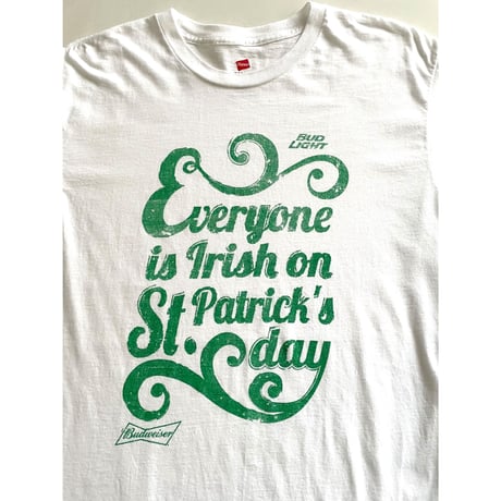 USED Budwiser St'patrick's day Tシャツ L