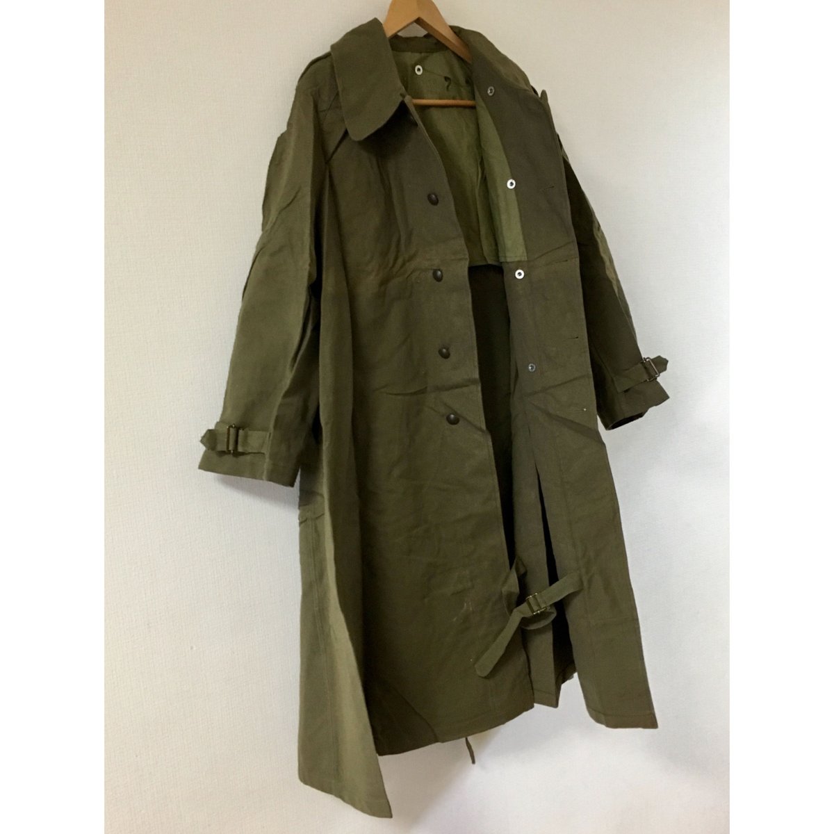 dead stockフランス軍モーターサイクルコート サイズ2 傷あり アメリカ dead stock フランス軍モーターサイクル コートサイズ2傷ありアメリカ