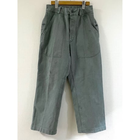 USED スイス軍　デニムワークパンツ 32/28相当 64