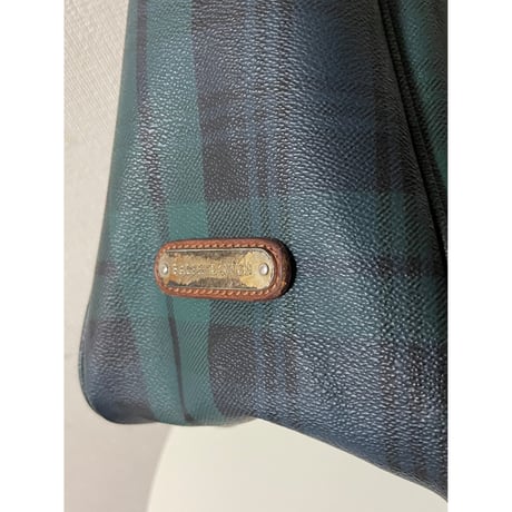 USED Ralph Lauren PVC/レザートートバッグ