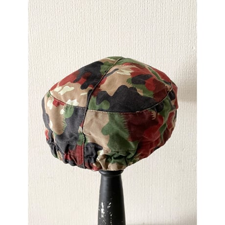 USED 80's スイス軍 M83 アルペンカモワークキャップ L