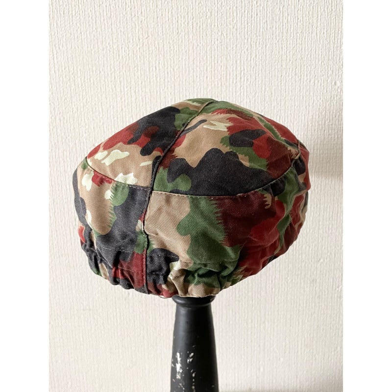 USED 80's スイス軍 M83 アルペンカモワークキャップ L | FBR USED 80's スイス軍 M83 アルペンカモワークキャップ L | FBR