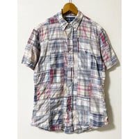 USED Ralph Lauren CUSTOM FIT マドラスパッチワークシャツ M