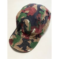USED 80's スイス軍 M83 アルペンカモ　ワークキャップ L