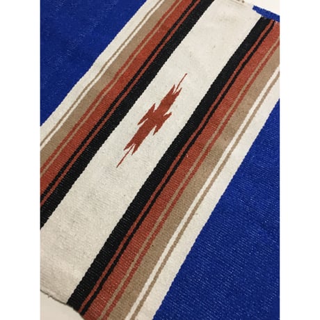 エルパソサドルブランケット ダイアモンドセンター ROYAL BLUE 210cm×150cm