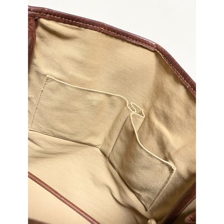 USED Ralph Lauren PVC/レザートートバッグ