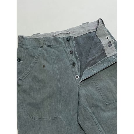 USED スイス軍　デニムワークパンツ 36/28相当 71