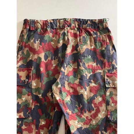 USED 80's スイス軍  M83アルペンカモ　カーゴパンツ  48/72