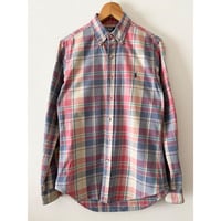 USED POLO ラルフローレン ボタンダウンネルシャツ S SLIM FIT