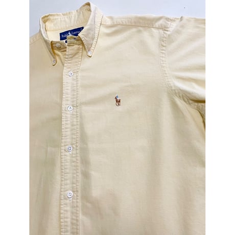 USED 90's ラルフローレン オックスフォードボタンダウンシャツ　16-35