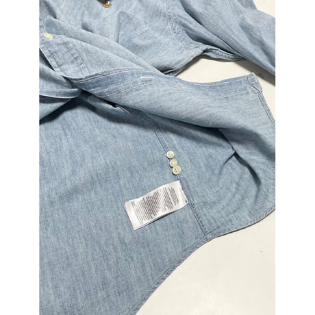 USED POLO ラルフローレン CLASSIC FIT シャンブレーシャツ M