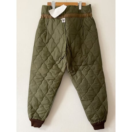 DEAD STOCK チェコ軍 M85 キルティングライナーパンツ 1-50