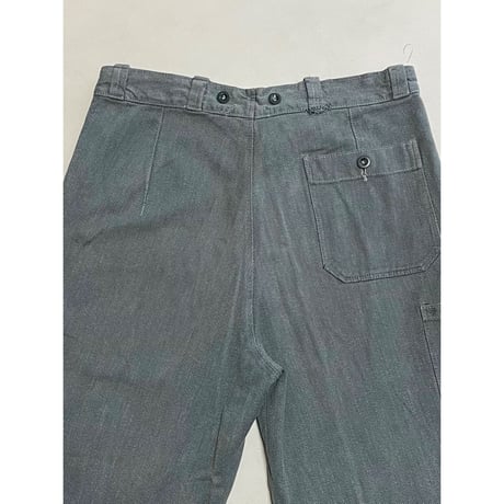 USED スイス軍　デニムワークパンツ 36/28相当 42
