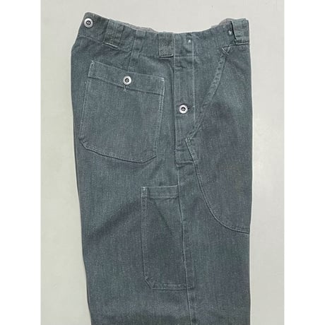 USED スイス軍　デニムワークパンツ 32/28相当 7