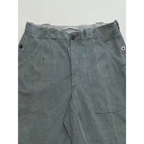 USED スイス軍　デニムワークパンツ 36/28相当 71