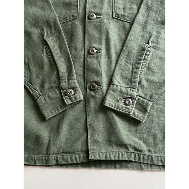 VINTAGE 60's US ARMY OG107 ユーティリティシャツ 15 1/2×3