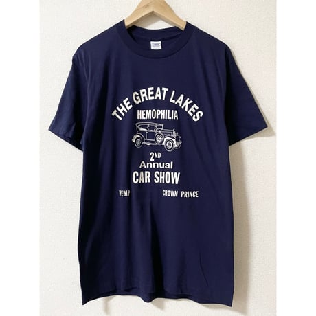 USED 80's By Anvil "CAR SHOW" Tシャツ XL USA製