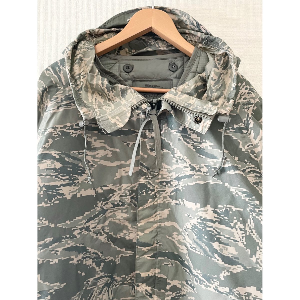 USED USAF IMPROVED RAINSUIT PARKA ライナー付き ABU ME