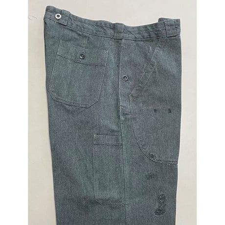 USED スイス軍　デニムワークパンツ 36/28相当 55