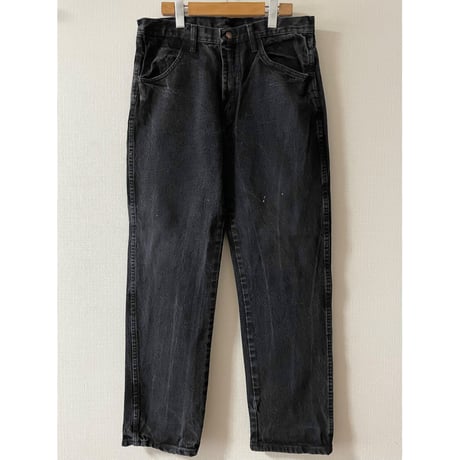 USED RUSTLER ブラックデニム 34/30