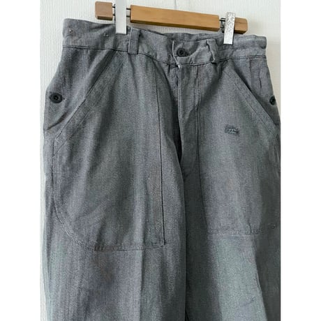 USED スイス軍　デニムワークパンツ 45/72