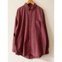 USED Eddie Bauer エディーバウアー　黒タグ80〜90's ボタンダウンチェックシャツ XL