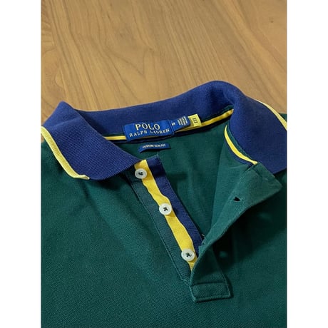 USED POLO ラルフローレン CUSTOM FIT ポロシャツ M