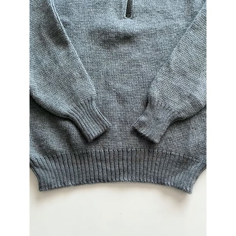 USED スイス軍　ハーフZIP セーター 48