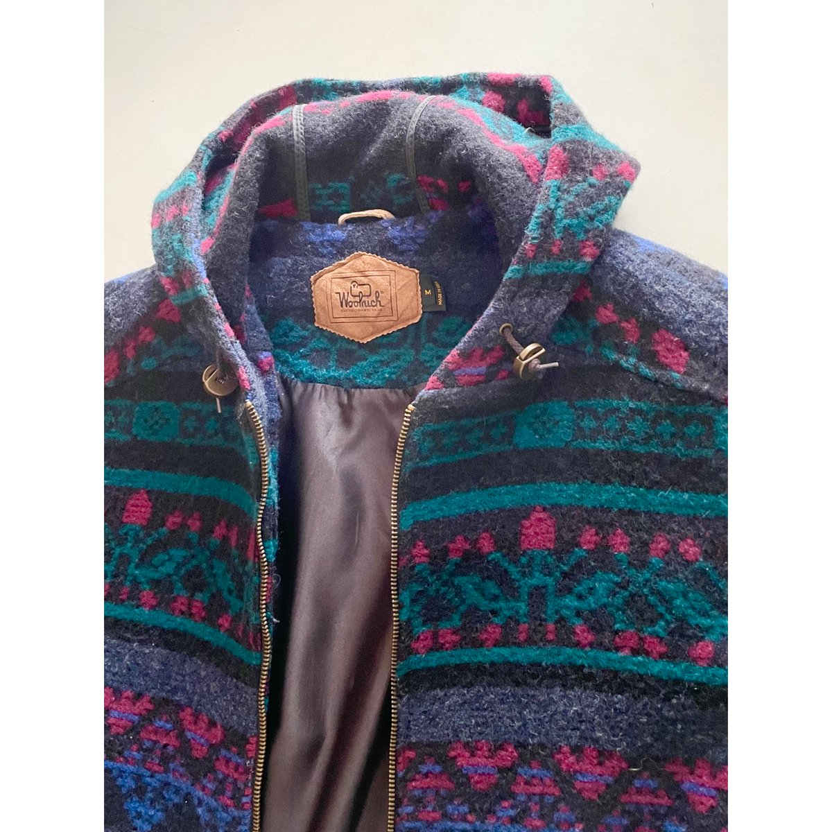 USED アメリカ製 Woolrich ネイティブ柄 ウールパーカー M | FBR TRA