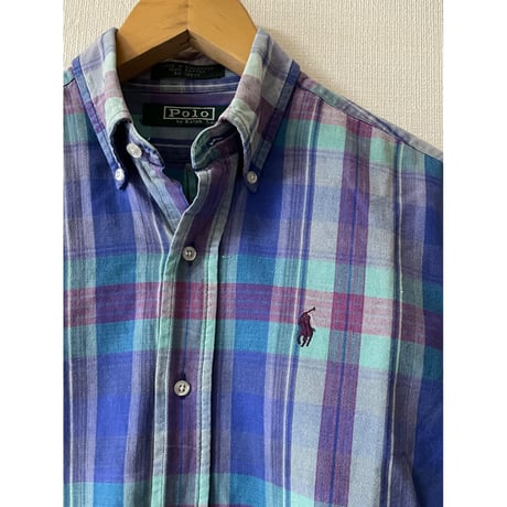 USED POLO B/D シャツ　ボーイズL