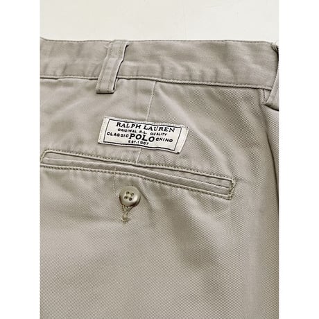 USED POLO ラルフローレン 2タックチノショーツ 36
