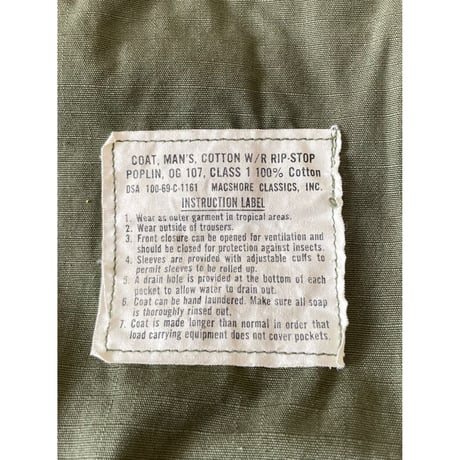 USED 60's US ARMY ジャングルファティーグ ジャケット XSMALL-REGULAR