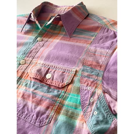 USED Ralph Lauren マドラスチェックワークシャツ S